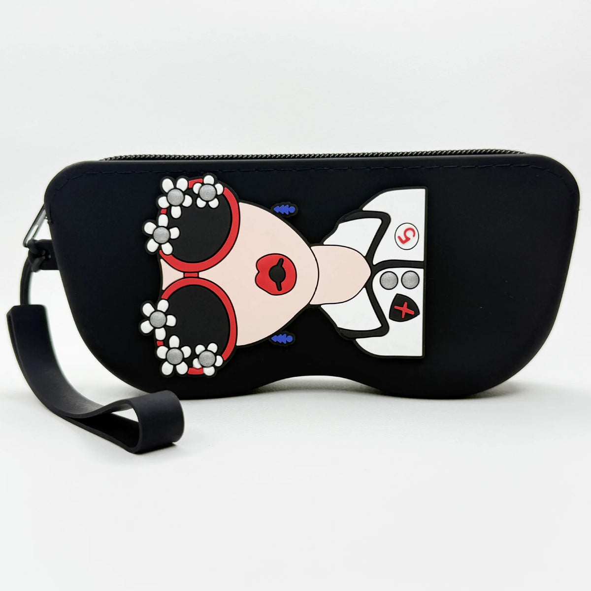 Reading Glasses Case Portable Eyewear Pouch Sunglasses Holder Decorative Silicone Eyeglasses Bag For Daily Outdoor Travel