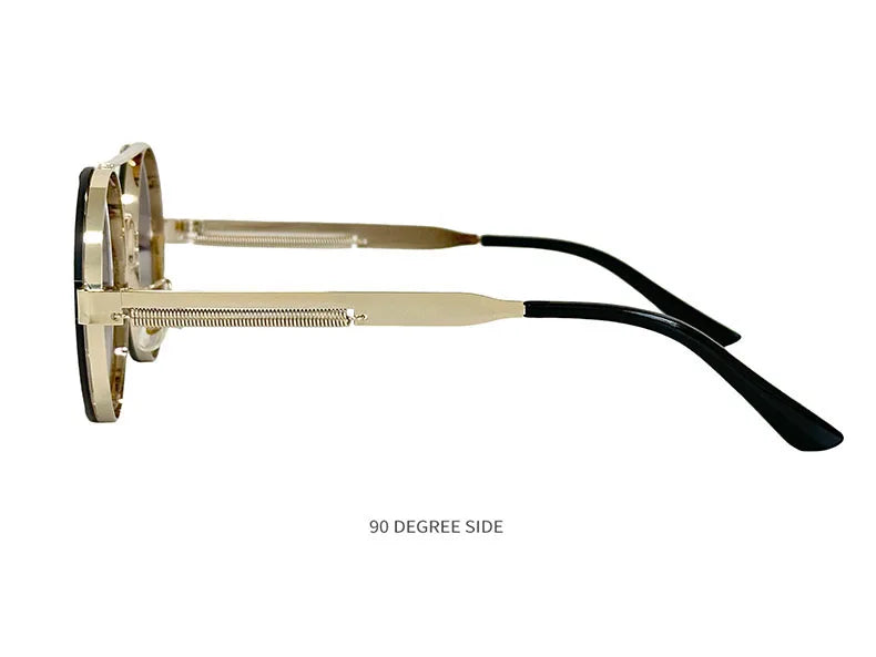 Oval Steampunk Sunglasses