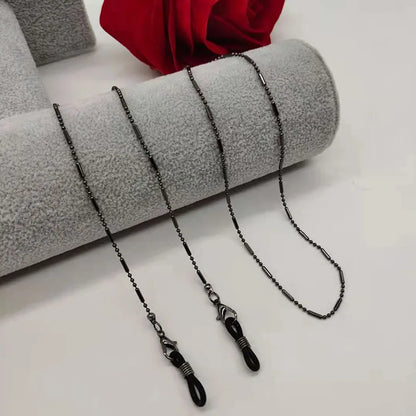 Pearl Mask Love Heart Glasses Chain