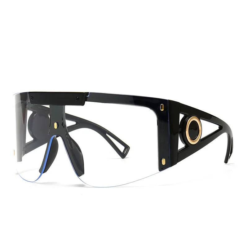 Oversized Vintage Goggle Specs - Retro Fashion Shades
