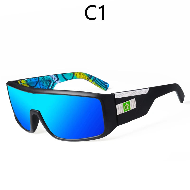 Cycling Sunglasses Men - Large Frame Sports Shades UV400
