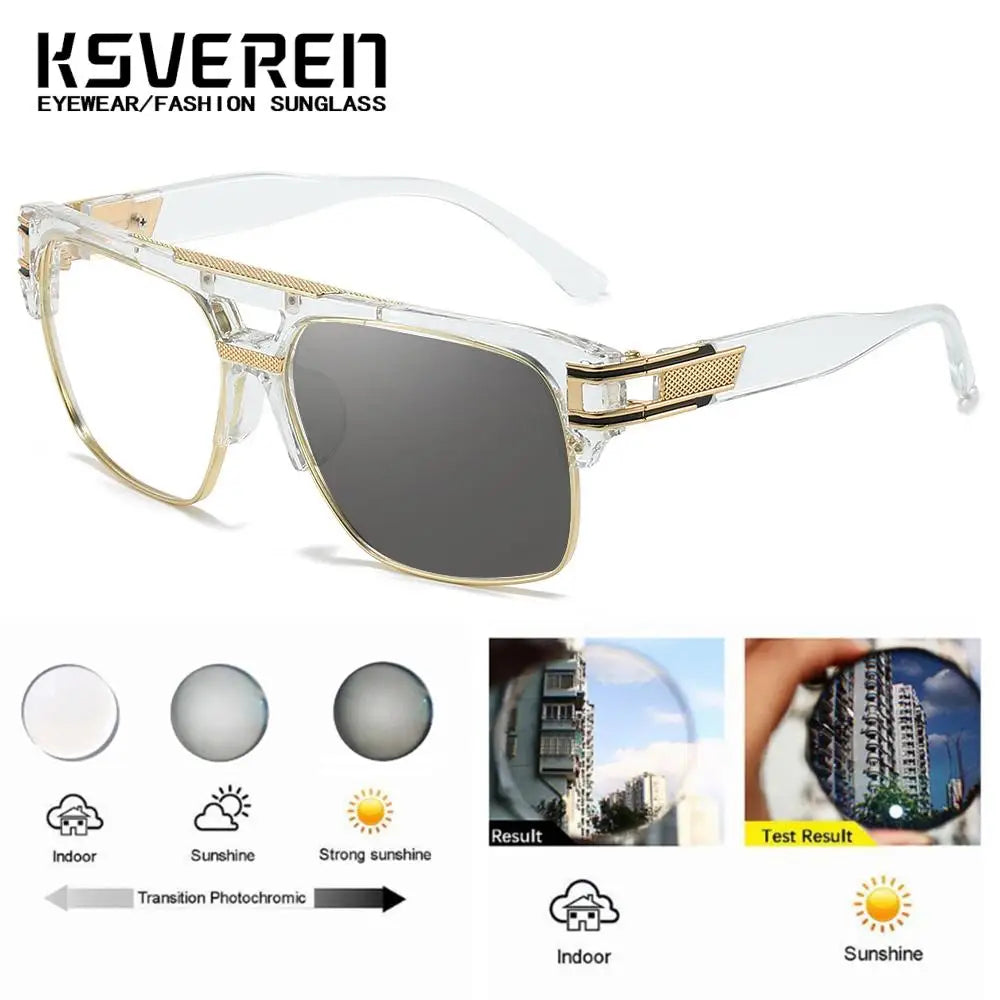 Color Changing Specs - Photochromic Square Magnifiers