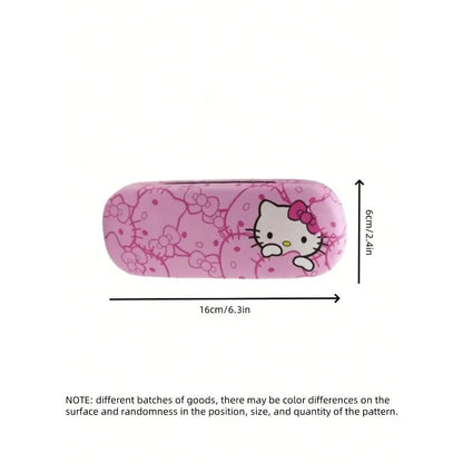 Cute Character Glasses Case & Cleaning Cloth Set