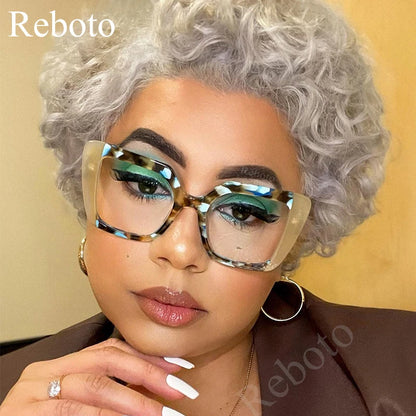 Square Frame Optical Eyewear for Women - Anti Blue Light Computer Vision Protection