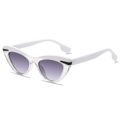 Vintage Cat Eye Sunglasses for Women – UV400 Gradient Mirror Lenses in 5 Trendy Colors