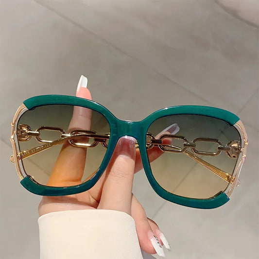Chic Square Detachable Faux Glasses
