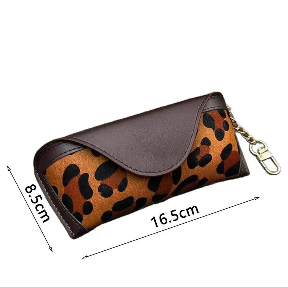 Leopard Print Eyewear Pouch