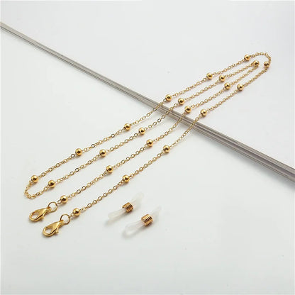 Pearl Beaded Anti-Falling Metal Eyeglass Chain