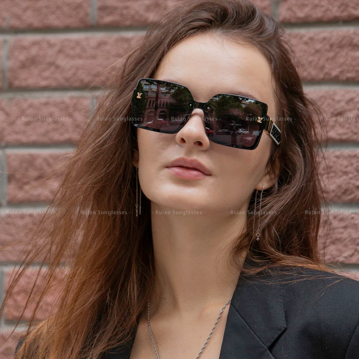 Retro Big Sunglasses Women - Designer Fashion Shades