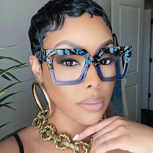 Transparent Oversized Square Frames