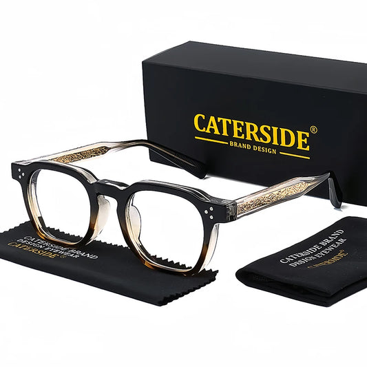 Caterside Square Flat Light Glasses for Men