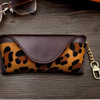 Leopard Print Eyewear Pouch