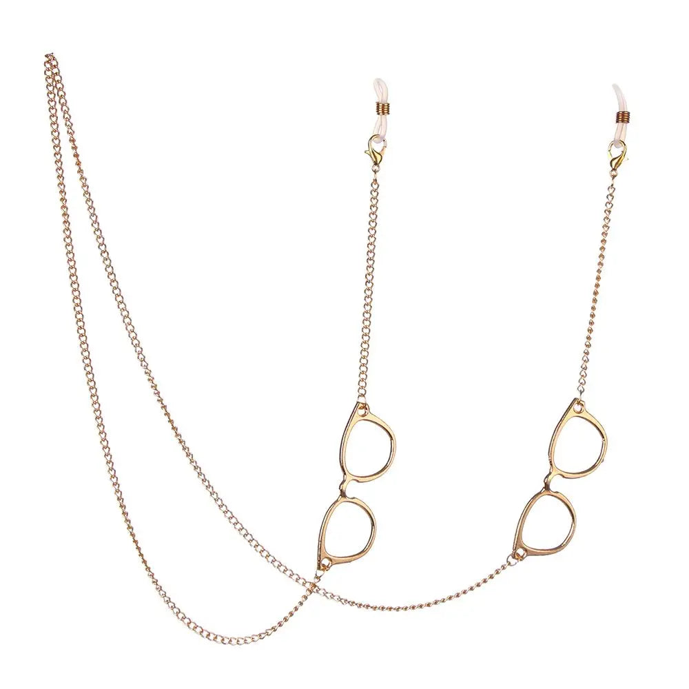 Vintage Metal Glasses Chain - Non-Slip Eyeglass Lanyard for Eyewear & Sunglasses