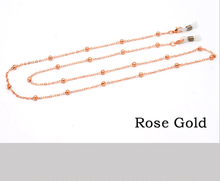 Fashion Metal Beaded Eyeglass Chain