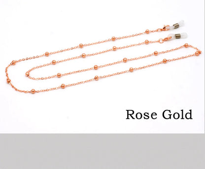 Fashion Metal Beaded Eyeglass Chain