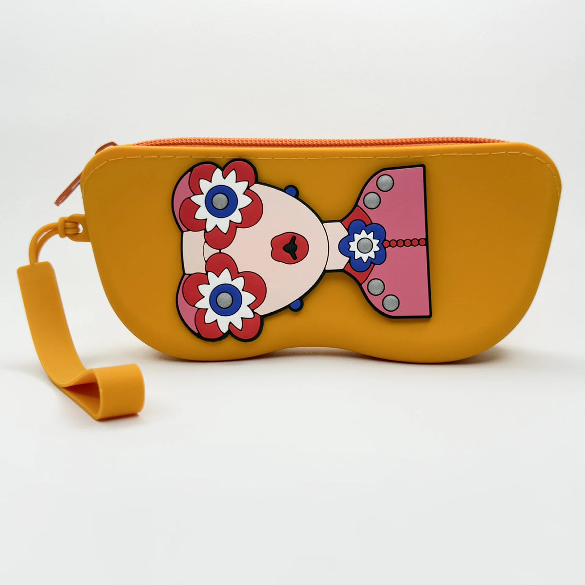 Reading Glasses Case Portable Eyewear Pouch Sunglasses Holder Decorative Silicone Eyeglasses Bag For Daily Outdoor Travel