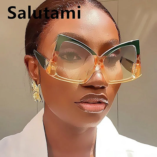 Unique Oversized Bow Zebra Sunglasses