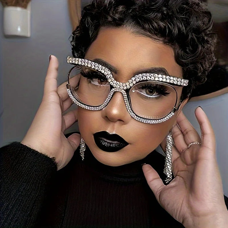 Rhinestone Party Glasses - Fashion Specs for Events