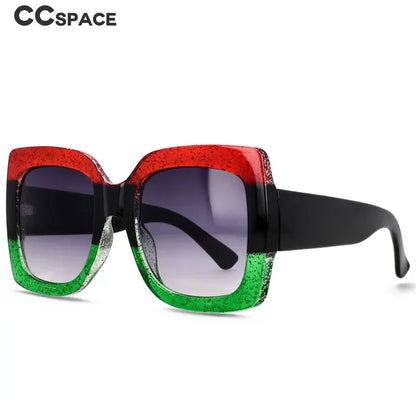 Retro Oversized Square Sunglasses for Women – UV400 Big Frame Fashion Eyewear in Trending Styles