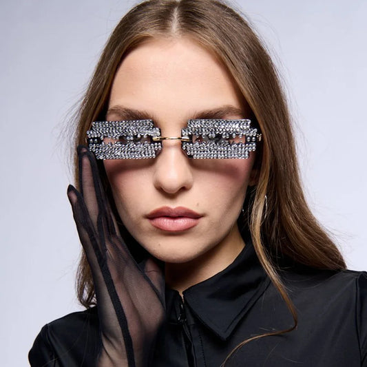 Rhinestone Party Glasses Frames