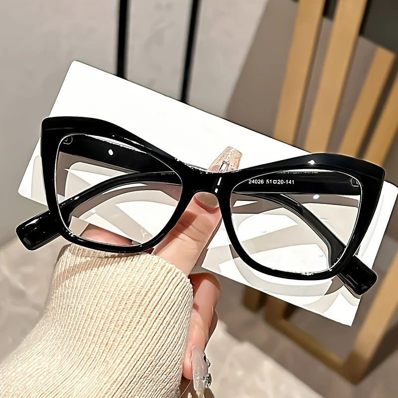 Cat Eye Tortoiseshell Specs - Blue Light Blocking Magnifiers