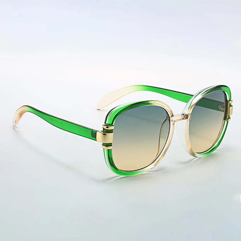 Women's Gradient Sunglasses – Transparent Plastic Frame UV400 | Multiple Colors