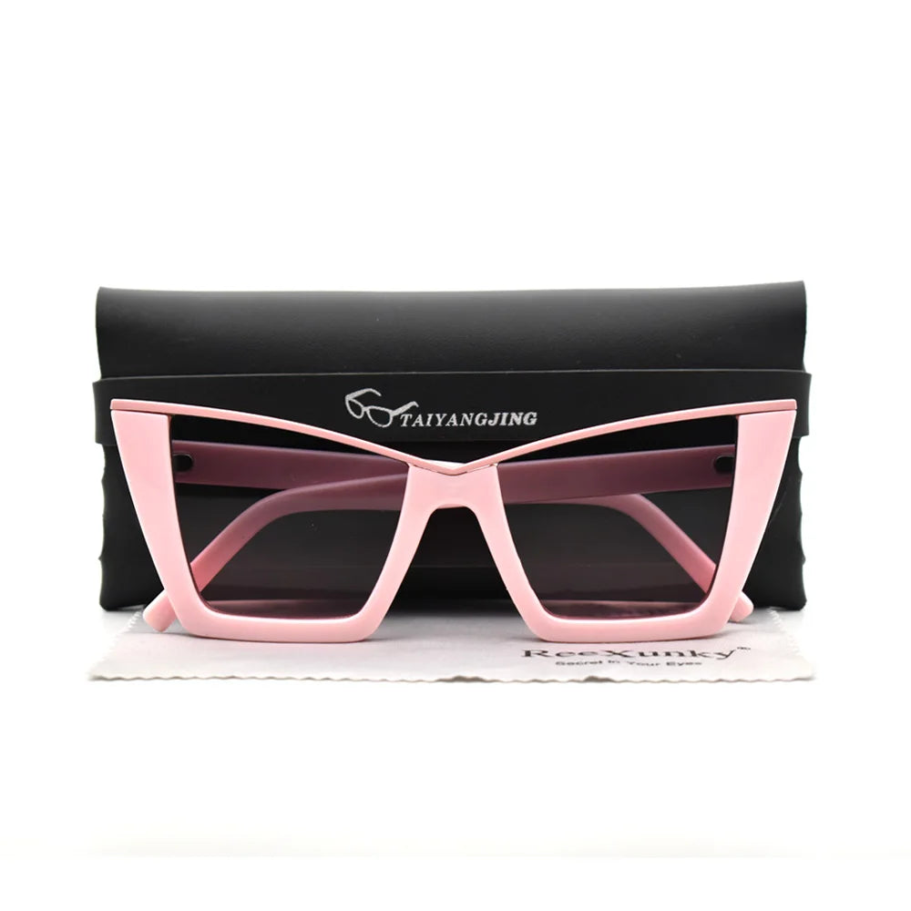 Cat Eye Sunglasses for Women - Designer Retro UV400 Protection