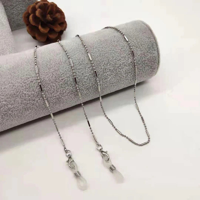 Pearl Beaded Anti-Falling Metal Eyeglass Chain