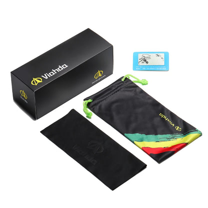 Cycling Sunglasses Men - Large Frame Sports Shades UV400