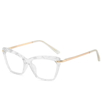Square Fashion Specs - Trendy Cat Eye Magnifiers for Women