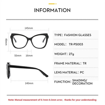 Chic Women's Cat Eye Anti-Blue Light Blockers