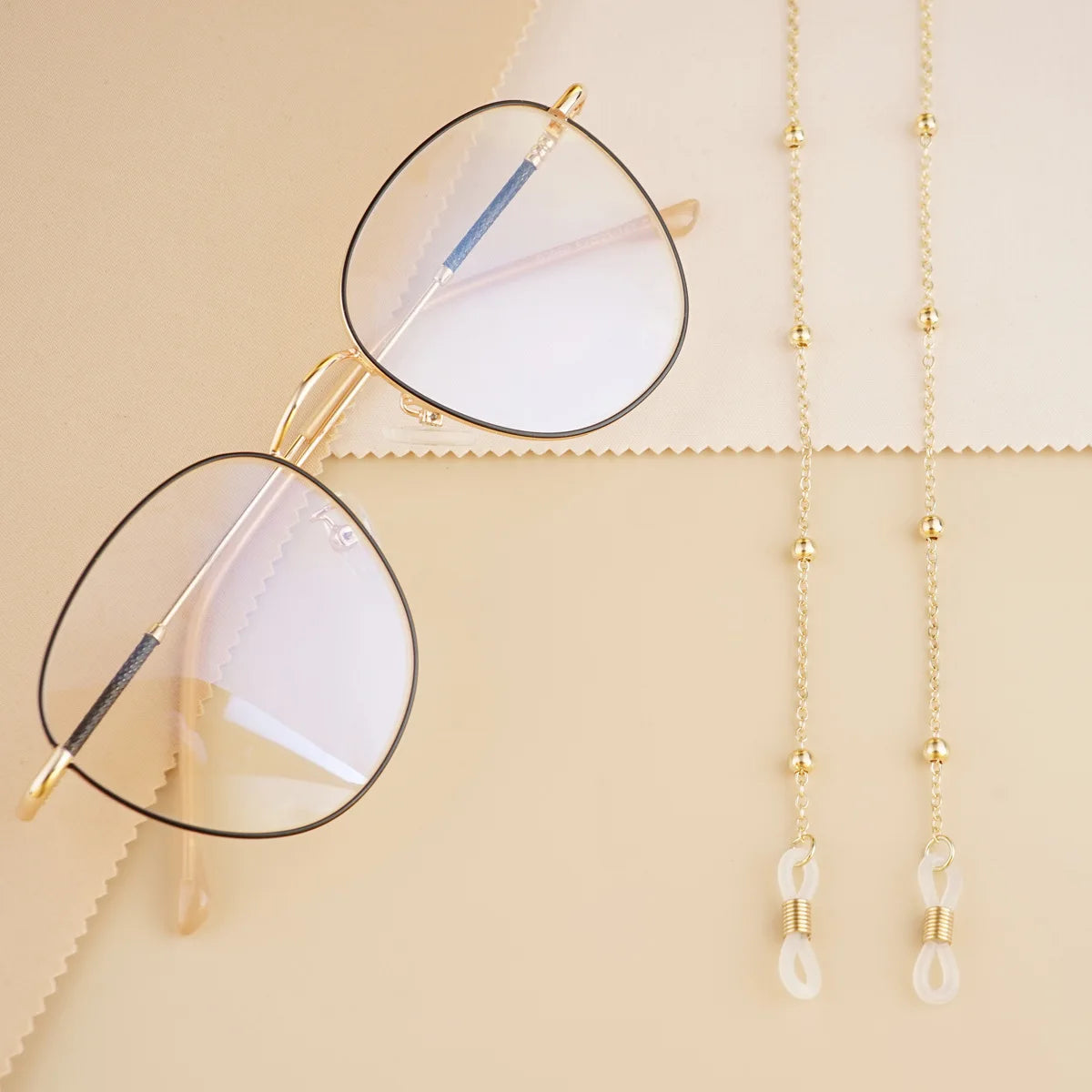 Fashion Metal Beaded Eyeglass Chain