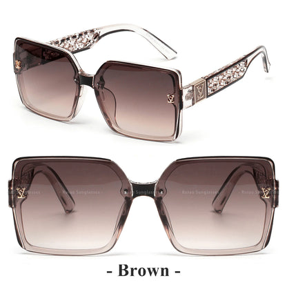 Retro Big Sunglasses Women - Designer Fashion Shades
