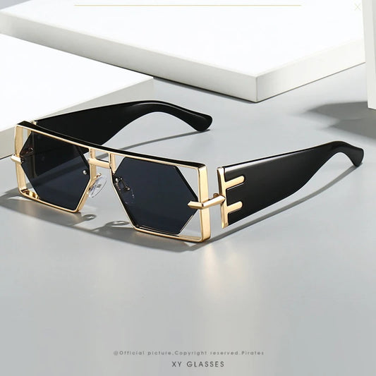 Hollow Frame Square Shades - UV400 Unisex Eyewear