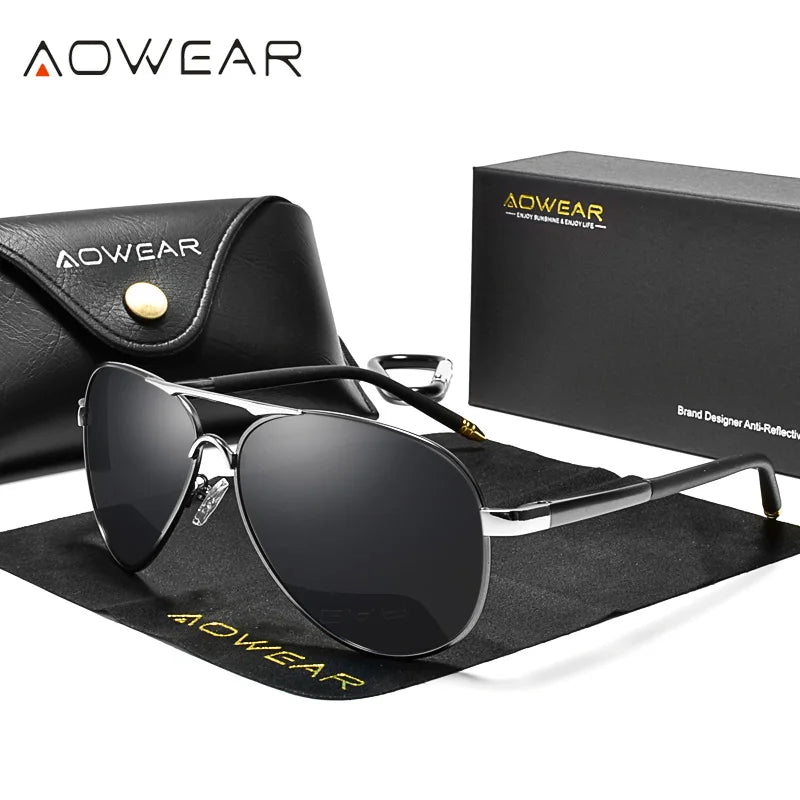 AOWEAR Aviation Sunglasses