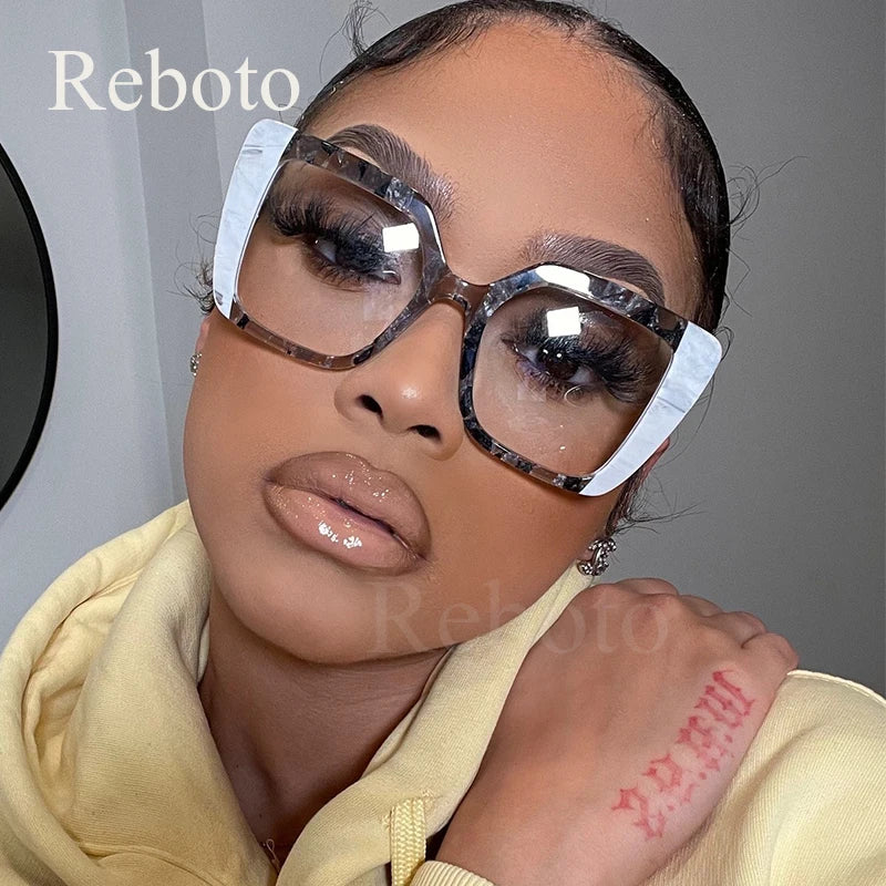 Square Frame Optical Eyewear for Women - Anti Blue Light Computer Vision Protection