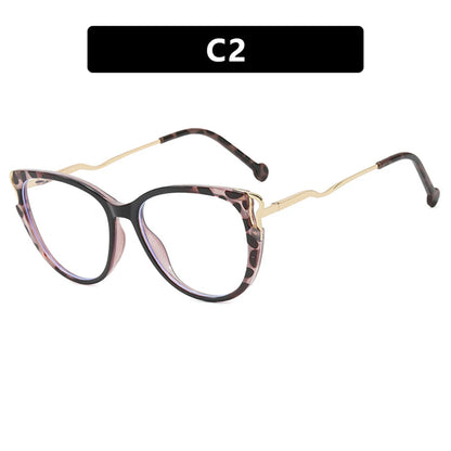 YINSQER Cat Eye Flat Top Glasses Blue Light Blocking TR90 Popular Frame Women's New Hot Sale Of The Season Fashionable