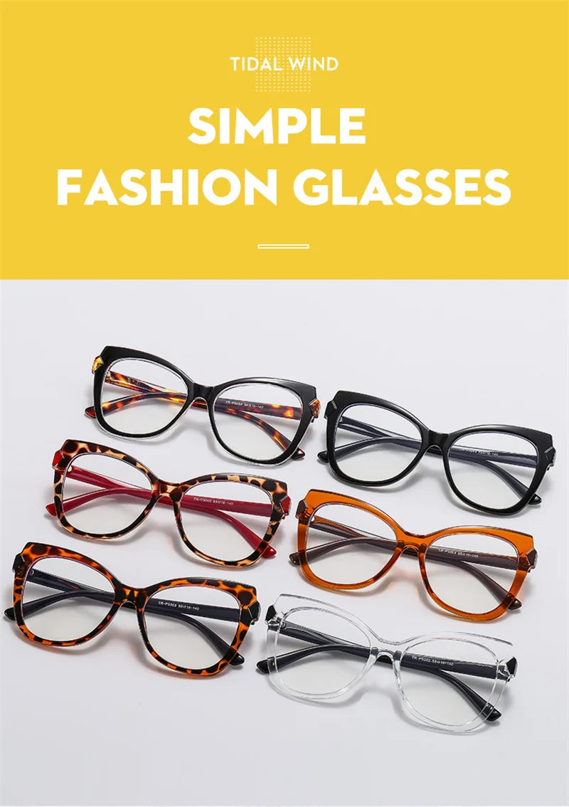 Chic Women's Cat Eye Anti-Blue Light Blockers