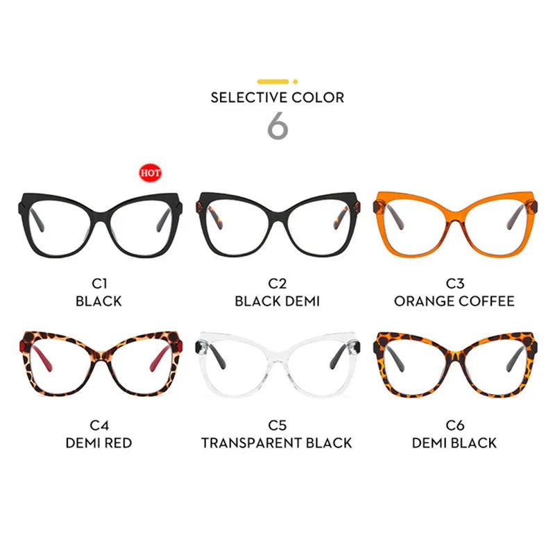 Chic Women's Cat Eye Anti-Blue Light Blockers