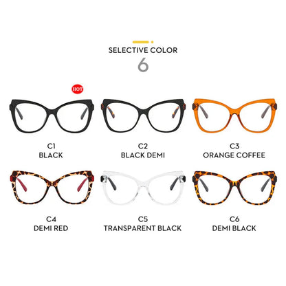 Chic Women's Cat Eye Anti-Blue Light Blockers