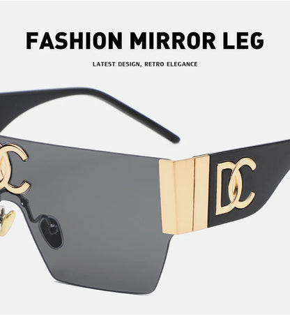 Luxury Square Rimless Shades