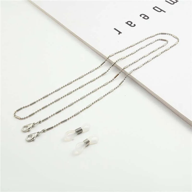 Pearl Beaded Anti-Falling Metal Eyeglass Chain