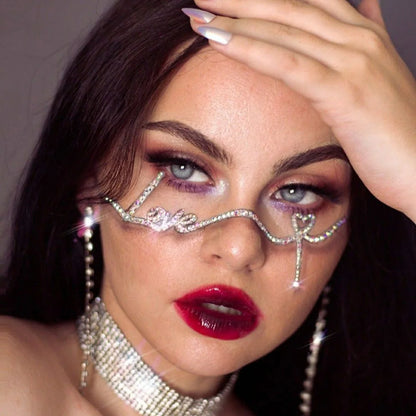 Rhinestone Party Glasses Frames