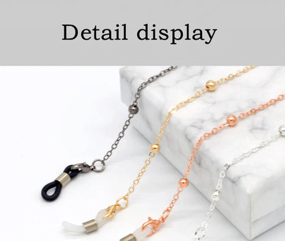 Fashion Metal Beaded Eyeglass Chain