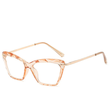 Square Fashion Specs - Trendy Cat Eye Magnifiers for Women