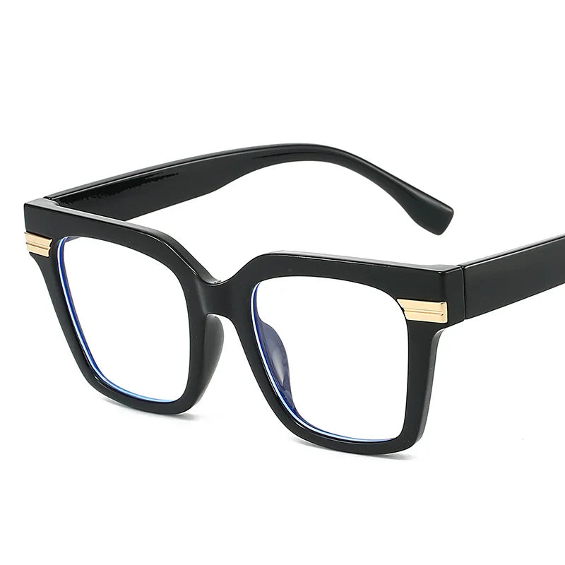 Square Blue Light Blocking Glasses | Vintage Acetate Eyeglass Frames | Unisex