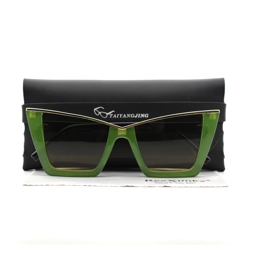 Cat Eye Sunglasses for Women - Designer Retro UV400 Protection