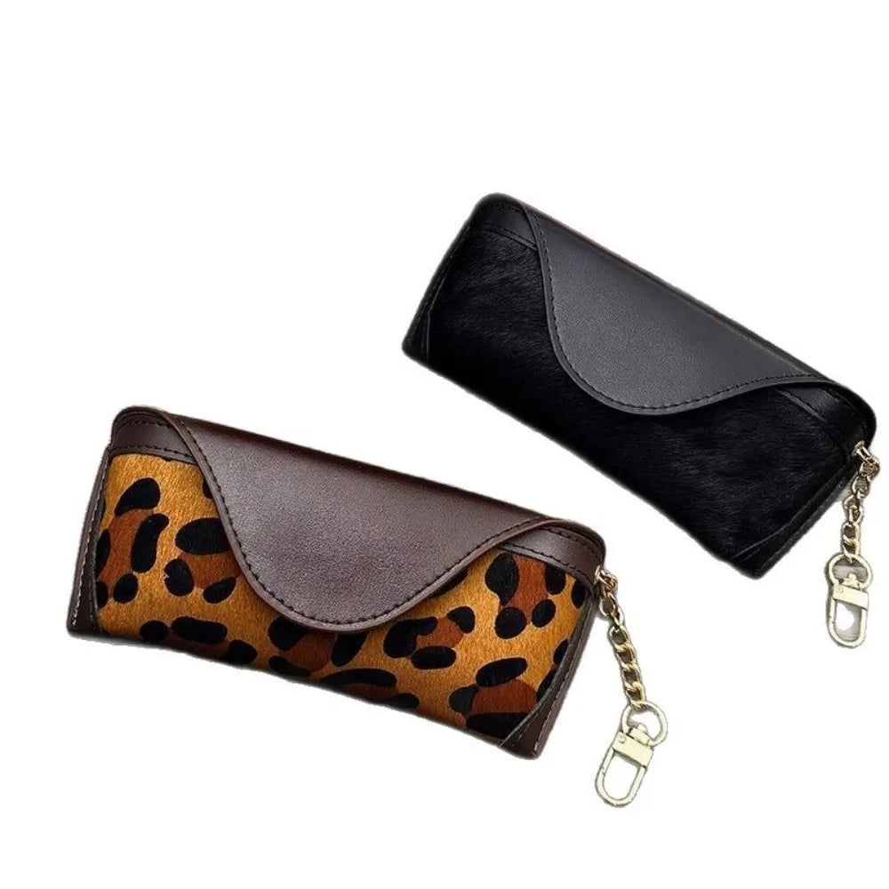 Leopard Print Eyewear Pouch