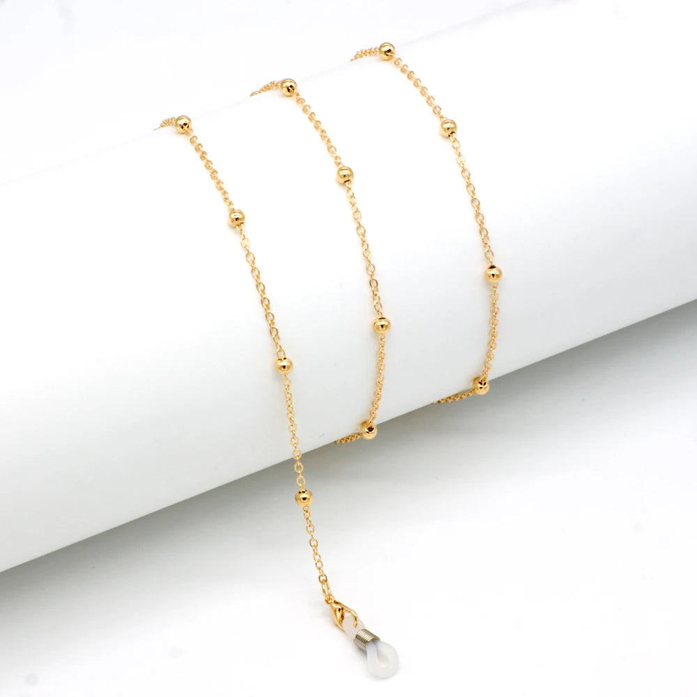 Fashion Metal Beaded Eyeglass Chain