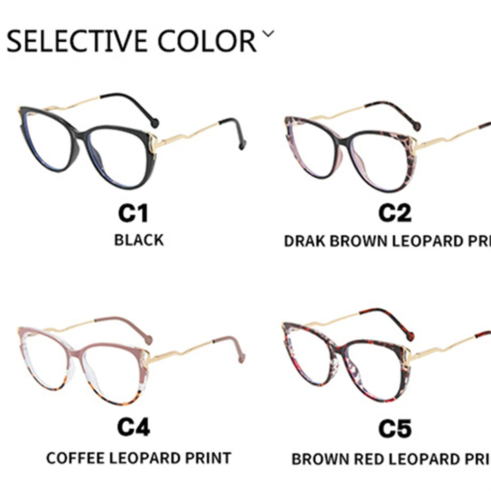 YINSQER Cat Eye Flat Top Glasses Blue Light Blocking TR90 Popular Frame Women's New Hot Sale Of The Season Fashionable
